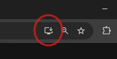 Download the WordsPuzzler App from the browser's address bar
